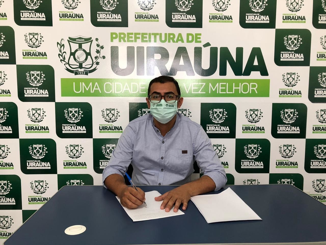 10072020 una segundo Easy Resize.com - UIRAÚNA: Prefeitura assina contrato de serviço de revitalização da iluminação pública